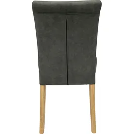 Home Affaire Queen 46x93x64 cm, 2 St., Samtvelours Samtoptik, Massivholz, grün (waldgrün, Polsterstühle (52177902-0)