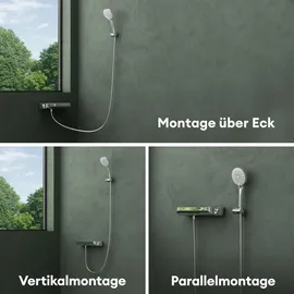 mai & mai Thermostat Badewannenarmatur Silber