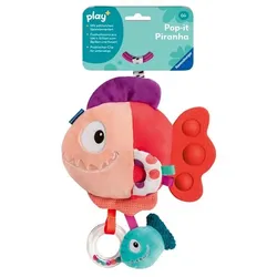 Ravensburger 4871 - play+ Pop-it Piranha (rot)