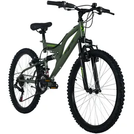 WYLD Kinder-Mountainbike Fully 24'' Zodiac 18 Gänge RH 38 cm
