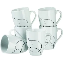 Mäser Kaffeebecher CHANSON weiß