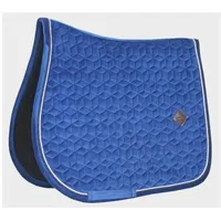 Kentucky Samt Satteldecke Basic Jumping  –  blau