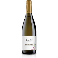 Canti - Weißer D.O.C.G. Spritzwein, Moscato d'Asti, italienische Traubensorte aus Piemont, fruchtiger und süßer Geschmack, 1x750 ml