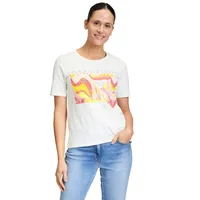 Betty Barclay Basic Shirt mit Placement in Patch Cream/Rosé