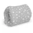 Amilian Stillkissen 22 x 20 cm Patchwork Grau