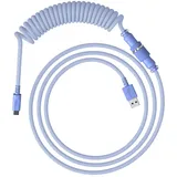 Kingston HyperX USB-C Spiralkabel hellviolett