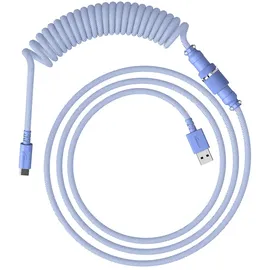 Kingston HyperX USB-C Spiralkabel hellviolett