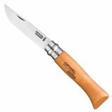 Opinel N° 8 Carbon MESSER, Hartholz Braun