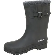 Bockstiegel Damen Gummistiefel Schuhe Helena Gummistiefel Synthetik Regen Freizeit uni gummi-stiefel schwarz 37 EU