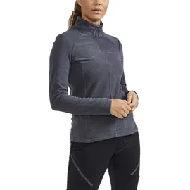 Craft Core Edge Thermal Midlayer 1/2-Zip Fleecepullover Damen 999995 black/asphalt XS