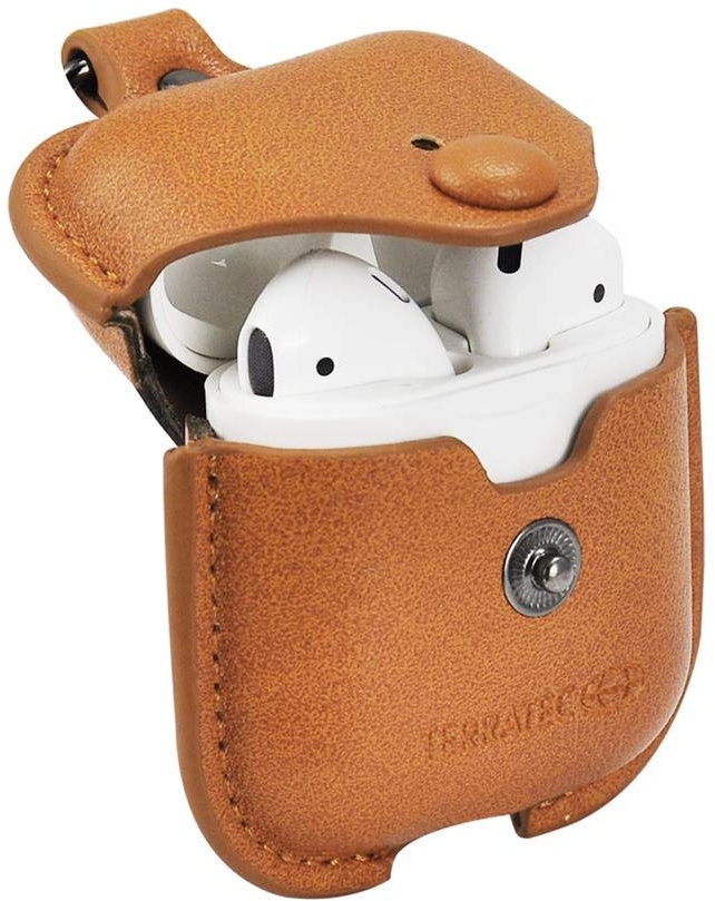 TERRATEC AirBox Shape Fixed Light Brown Apple AirPods Hülle