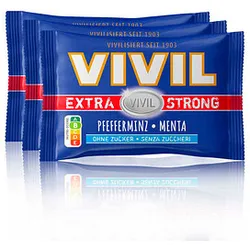 VIVIL® Extra Strong Pfefferminz Bonbons 75,0 g