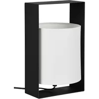 Trio Reality Leuchten Tischleuchte Pail R55751032, Metall Schwarz matt,