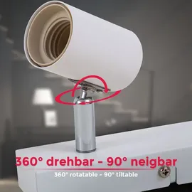 B.K.Licht 2-flg. schwenkbar weiß