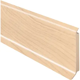 Sockelleiste Hartschaumkern Ahorn 60 mm x 14,4 mm x 2500 mm