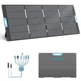400W Faltbares Solarpanel Monokristallin mit integriertem Ständer, 23,5% Wirkungsgrad, IP67 wasserdicht, universell kompatibel mit Powerstation, Generator und Wohnmobil