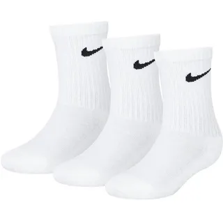 Nike 6 Pack Crew Socken White, 4-5Y