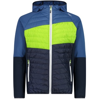 CMP Herren Hybrid Hoodie Jacke, black blue, 52 - 52