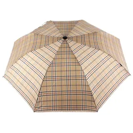 Knirps Regenschirm Classic Line Topmatic SL Beige Check