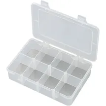 TRU Components Sortimentskasten Polypropylen 185 x 133 x 42 mm transparent