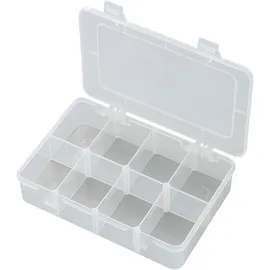 TRU Components Sortimentskasten Polypropylen 185 x 133 x 42 mm transparent