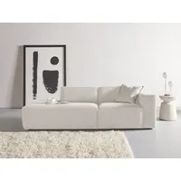 2-Sitzer ANDAS "Noord", beige (sand), B:227cm H:71cm T:96cm, 94% Polyester; 6% Nylon, Sofas, mit Kedernaht, Breite 227 cm, Cord, Struktur
