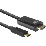 ACT USB-C-auf-HDMI-Kabel 2 m USB Typ-C HDMI Typ A (Standard) Schwarz (AC7315)