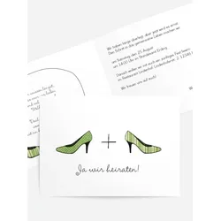 Einladungen zur Hochzeit selbst gestalten mit Spruch und Fotos im Onlinedesigner bei Meine-Kartenmanufaktur.de
