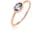 Elli Verlobungsring Oval Glas Kristalle Grau 925 Sterling Silber silberfarben 54 mm