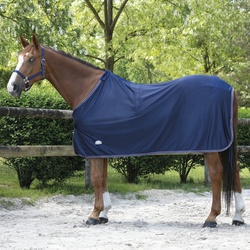 Equithème Microfleece Standard - marineblau, 130