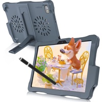 Tablet- Android 12 Tablet PC 10 Zoll Tablet für Kinder mit Hülle und Stift Quad-core,Tablet 3GB RAM 64GB ROM(TF 256GB) 6000mAh Akku,2MP+5MP Kamera