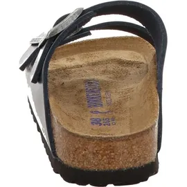 Birkenstock Arizona Weichbettung Naturleder geölt blau 38