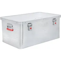 Stier Alubox 85 L Aluminium grau Staub- und spritzwasserresistent