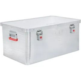 Stier Alubox 85 L Aluminium grau Staub- und spritzwasserresistent