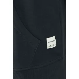 JACK & JONES Basic Reißverschlusspullover Black / Regular Fit XL