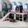 Homestyle4u Hochbett Weiß, Holz, Kinder- & Jugendzimmer, Kindermöbel, Kinderbetten, Hochbetten