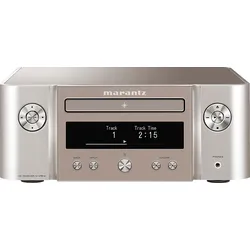 MARANTZ M-CR612 Melody X Hifi Receiver (2 Kanäle, Silber/Gold)