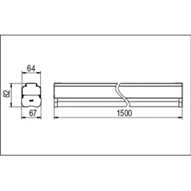 Ridi LED-Geräteträger 1 Silber