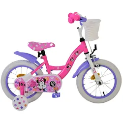 Kinderfahrrad Disney Minnie Fahrrad in Rosa für Mädchen 14 Zoll