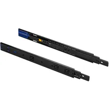 MS Beschläge Schubladenschienen Vollauszug Schwarz 550 mm