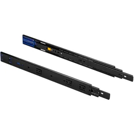 MS Beschläge Schubladenschienen Vollauszug Schwarz 550 mm