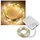 McShine LED Draht-Lichterkette 8 m warmweiß