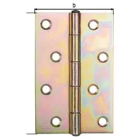 GAH Alberts Gah Scharnier H.101mm B.65mm S.1,5mm STA sdmverz.halbbreit