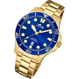 Lotus Excellent 18764/1 Damenarmbanduhr Edelstahl Gold, 39 mm