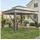 Outsunny Faltpavillon 3,25 x 3,25 m inkl. 4 Seitenteile Hellgrau