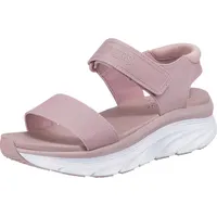 SKECHERS Damen D'LUX Walker New Block Outdoor Sandals, Blush Mesh, 38 EU