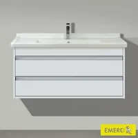 Duravit Ketho Waschtischunterschrank, 2 Auszüge, KT664501818,