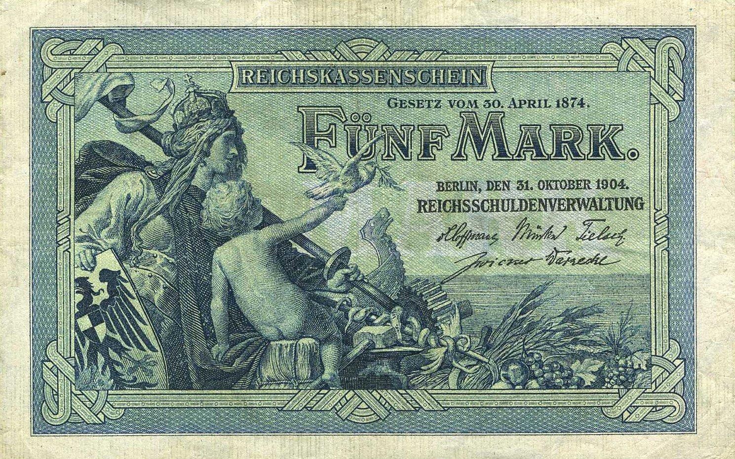 Banknoten Deutschen Kaiserreiches