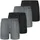 SCHIESSER Boxershorts 4er Pack Schwarz / Grau 4XL