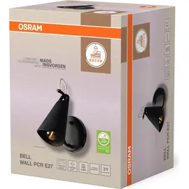Osram Decor Bell Wall E27 Schwarz,